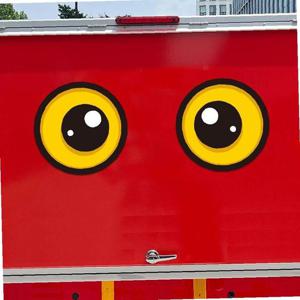 왕눈이6 고휘도반사 대형 차량스티커 280x280mm