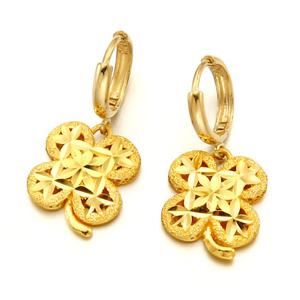 [골드리카]순금 네잎크로버 귀걸이3.75g+14K(99.9%)