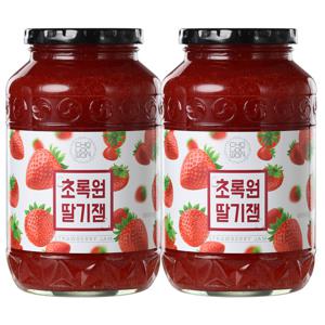 초록원 딸기잼 1kg+1kg / 무료배송