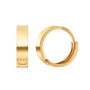 [비앤비골드] 14K 심플 민자 10.3mm 원터치 링 귀걸이 한쌍 PNE23657