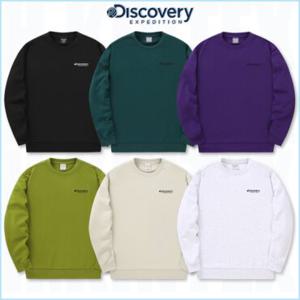 [백화점]디스커버리 24FW 신상품 DXMT33044 남여공용 덴버 맨투맨 세미오버핏 남자 여자 커플티셔츠 유색 HKRL