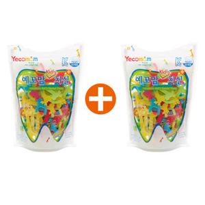 예꼬맘 유아 치실 지퍼백 80p x 2팩 (총160개입) 대용량