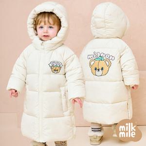 [밀크마일] 귀여운곰돌자수롱웰론코트