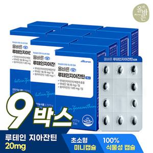 올바른 루테인지아잔틴 미니 30캡슐 9박스(9개월분)