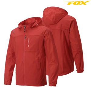 폭스 경량 스포츠 라이딩 자전거 방풍 바람막이 점퍼 자켓 레드
