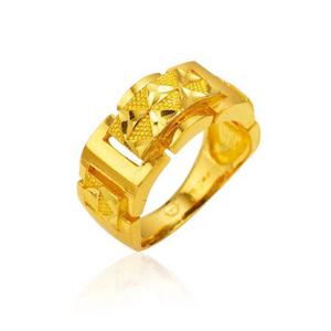 [한국금다이아몬드] 여자 순금 반지 트라이앵글 컷팅 24K 11.25g 애끼