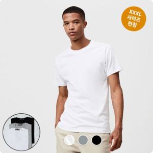 [지오다노]남녀공용 코튼 라운드 3PACK 243801