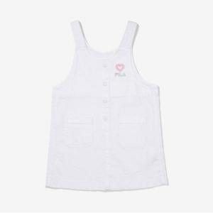 [55%OFF][휠라키즈] Girls 오버롤 원피스 (FK2OPF2103F_OWH)