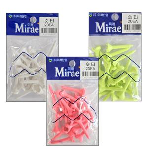 [미래티] 플라스틱 눈금티 숏티 40mm 20개 3종택1