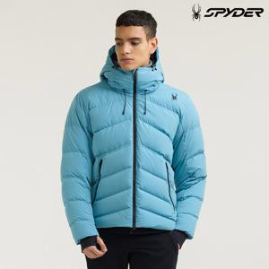[스파이더] 공용 풋볼 후드 덕 다운 점퍼 SPHWCNDJ212ULBL