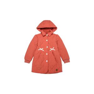 [FW 시즌오프 40%]  [키즈] 리본 포인트 퀼팅 코트 (다크핑크) (BBOPKG2625CDW)