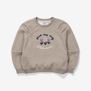 [휠라키즈] Girls 수수진 맨투맨 (FK2POF3001F_BRE)