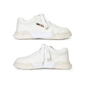 23FW 여성 파커 솔 캔버스 스니커즈 A08FW704 WHITE