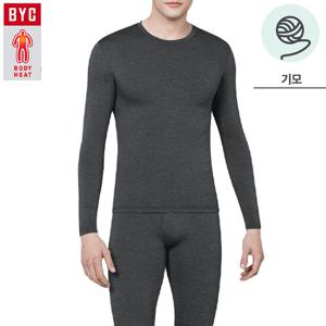 BYC보디히트뉴보온기모가공내복남상하1세트DBS0105