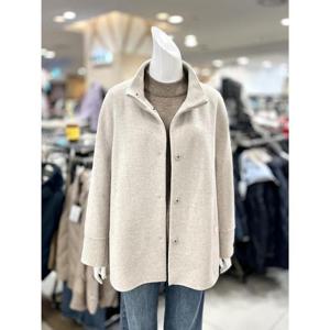 소고 세이브존01 울 캐시 하이넥 핸드메이드 하프 코트 TJ4HA030