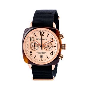 [브리스톤][공식] 블랙식 로즈골드 블랙 (410P6NB) 남여공용시계
