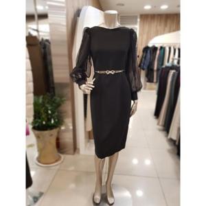 미니멈 세이브존01 미니멈 시스루 슬리브 미디원피스 MWAAWO1210