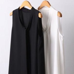 306I788S 타이 빅사이즈 나시 브이 블라우스