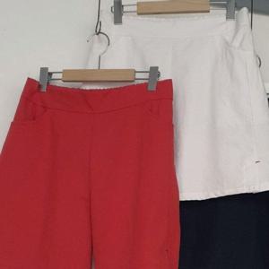 빅사이즈미시옷 306K049S 빅사이즈 옆트임 린넨 반바지 심플