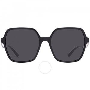 불가리 다크 그레이 이레귤러 여성용 선글라스 BV8252 501/87 56