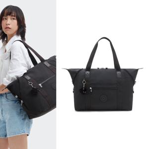 [본사공식]키플링 보스턴백 여행가방 아트 M KPCBR01 BK/N