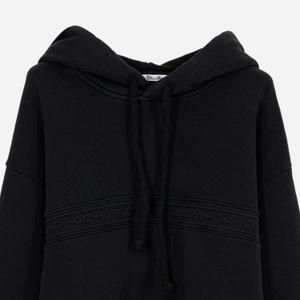 아크네스튜디오 여성 프린트 후드티 블랙 FN WN SWEA000298