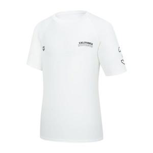 [아레나] (A4BM1RR43_WHT) 남성 헌팅턴 릴렉스핏 숏슬리브 래쉬가드