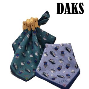 [닥스(손수건)]21인치 남여공용 일러스트패턴 나염손수건,면쁘띠스카프 DGR1306