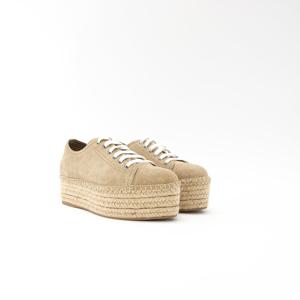 미우미우 스니커즈 에스파듀 키높이 운동화 웨지로퍼 5E9785