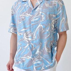 [라일리] Rly 남자 오버핏 바캉스 셔츠 남방 DJJ221