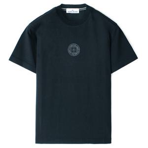 24FW 스톤 가슴 로고 반팔티 네이비 81152NS92 V0020