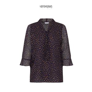 [올리비아하슬러(여성)]프릴소매잔꽃무늬블라우스 DFBL204