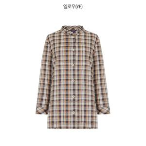 [올리비아하슬러(여성)]롱체크블라우스 DFBL102