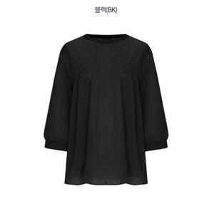 [올리비아하슬러(여성)]셔링핀턱라운드블라우스 DFBL205