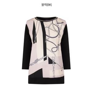 [올리비아하슬러(여성)]라운드패턴블라우스 DFBL212