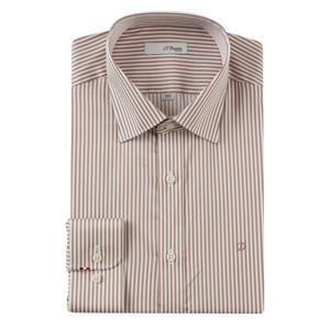 [에스티듀퐁(셔츠)]24FW 베이지 런던스트라이프 슬림핏 와이셔츠룩 SE4FM21LS318SBE