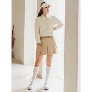 빈폴골프 여성 소프트 페이크레더 큐롯  베이지 BJ4926A15A