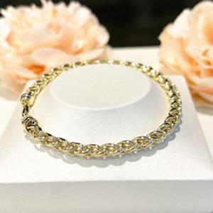 미니골드 14K 러버블 체인 팔찌 남녀공용 BLEM4079 (17.5cm)