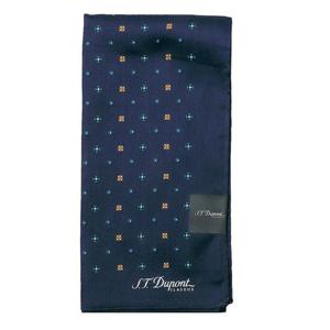 [에스티듀퐁(셔츠)]네이비 순면 럭셔리 프린트 손수건 SE4FMA381001SNY