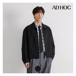 [애드호크]남성 베이직 심플 칼라 블루종 점퍼(HAAUJ16)