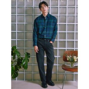 [폴햄]남성 기모 스트레이트핏 데님 팬츠 청바지(PHE4DP1038)