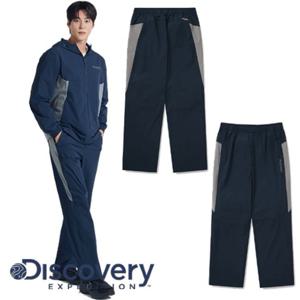 [디스커버리] 2024 F W 가을 DXTP25044NYD 남여공용 컬러블럭 우븐 트레이닝 팬츠