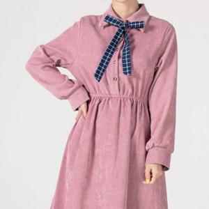 원피스 DJJ8807 치마 리본타이 포인트