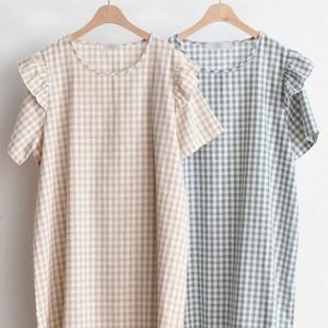 빅사이즈 305P323S 프릴 빅사이즈미시옷 여성큰옷 슬