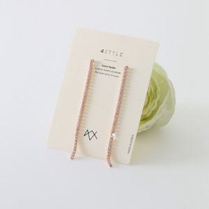 (은침) 심플 롱 쥴란 귀걸이