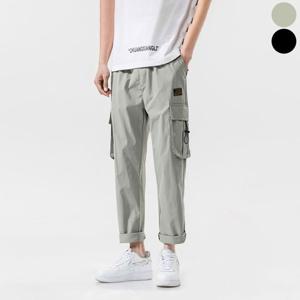남자 편한 조거팬츠 카고 얇은 건빵 바지 스트링 조절
