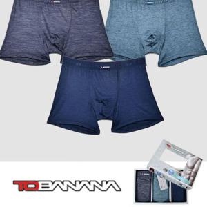 세련된 컬러 디자인 상쾌한 인견 남성 드로즈 3매입