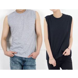 민소매나시면T 1개 티셔츠 라운드티 티 기본티 봄