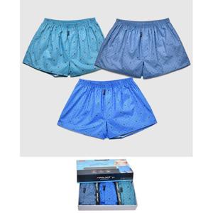 부드러운촉감 남성 트렁크팬티 3매 남자속옷 사계절