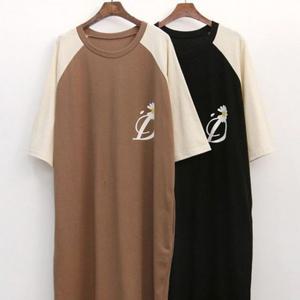 빅사이즈 나그랑 빅사이즈미시옷 306O355S 프린팅 배